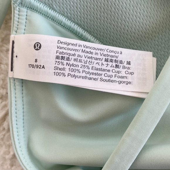 ❤️ Like a Cloud Longline Bra Light Support, B/C Cup Mint Size 8 NWOT - Picture 4 of 4